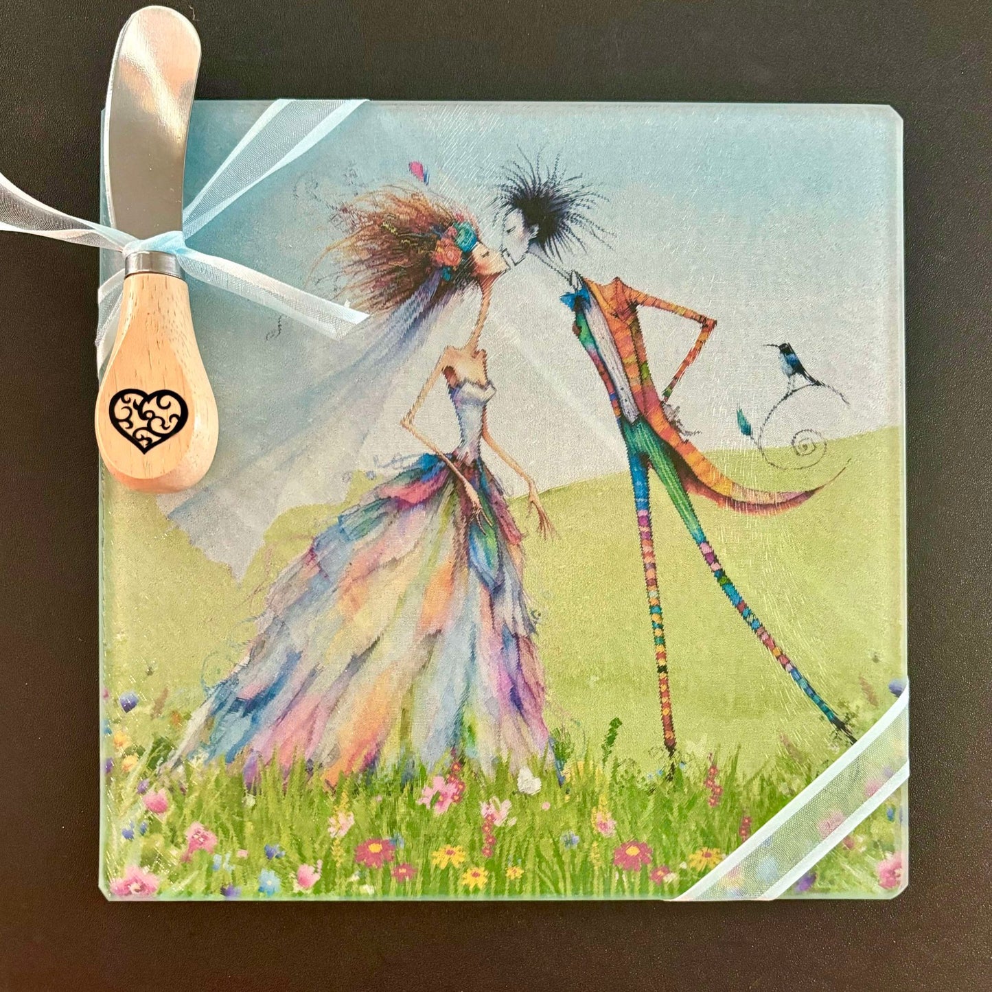 Bride and Groom in Meadow