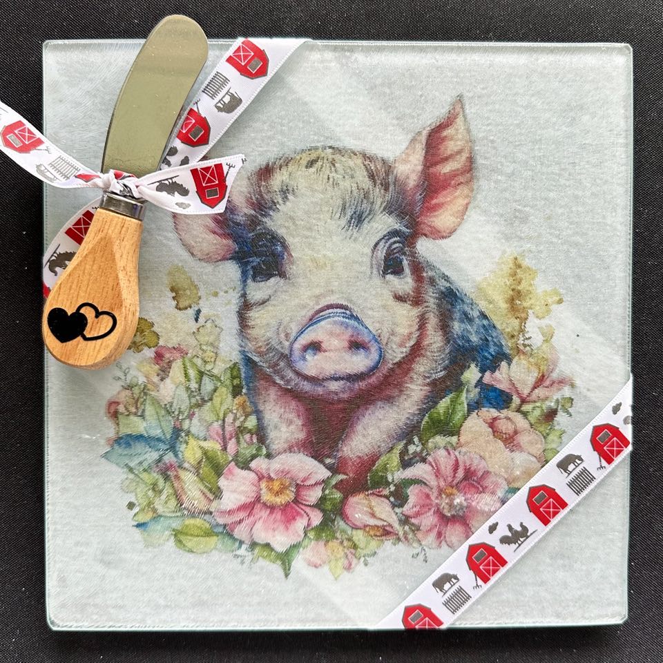 Pig in Flowers